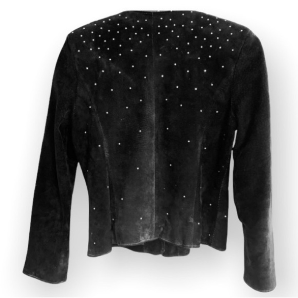 Vintage Positano Pelle Suede Jacket  Sz M - Picture 2 of 4